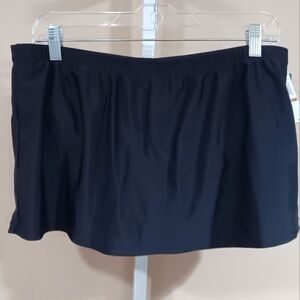 Silhouette Solution Women's (Size 12) Black Swim Skirt Swimsuit Bottom (NWT)